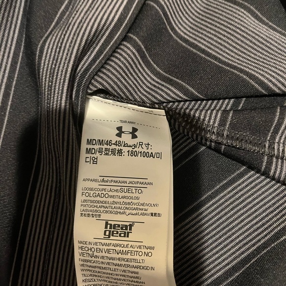 Under Armour men’s medium black/gray golf shirt - Picture 9 of 11
